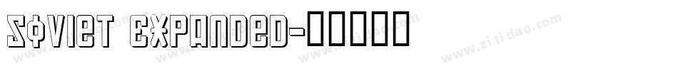 Soviet Expanded字体转换